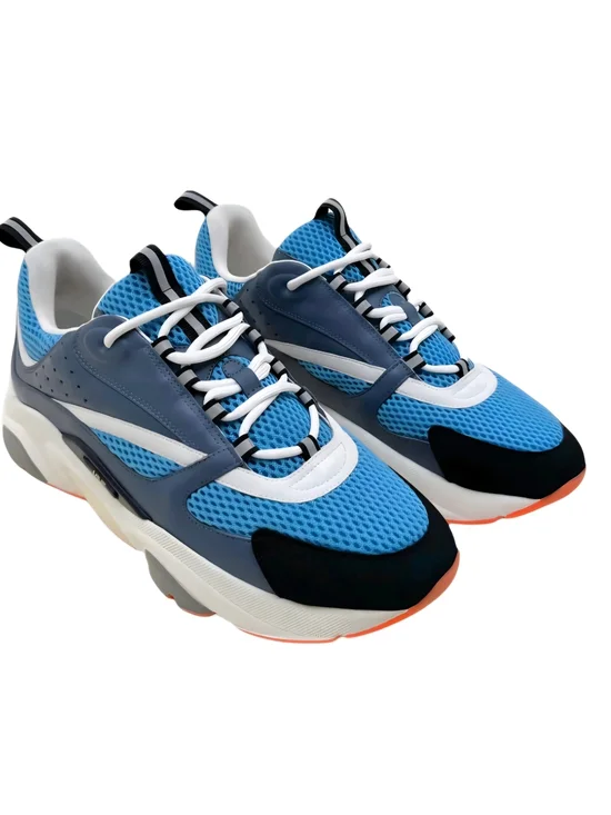 Dior B22 'Blue White Navy' Sneakers EU 38 / US Men's Size 6 / Women's Size 7.5 - Picture 1 of 9